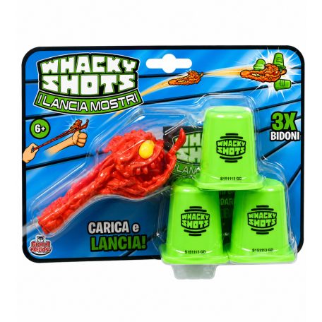 Whacky Shots csúzli készlet 3 pohárral