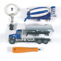 Bruder Mack betonkeverő és billencs (00611)