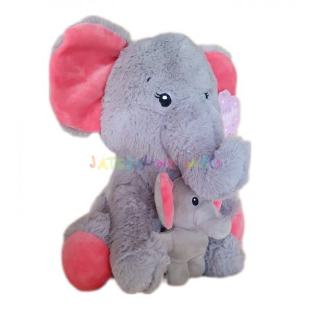 With Snuggles: Anya és gyermeke elefánt plüss játék