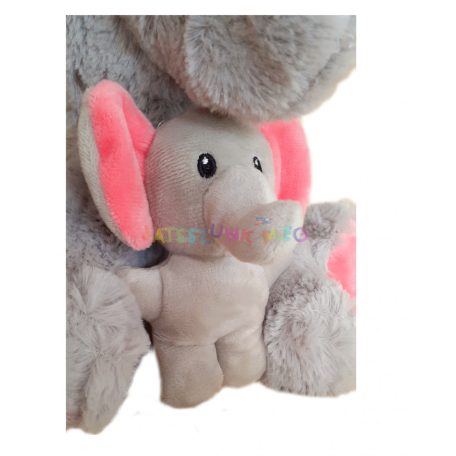 With Snuggles: Anya és gyermeke elefánt plüss játék