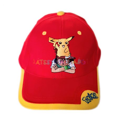 Pokémon gyerek baseball sapka - piros