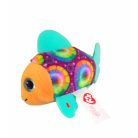 Ty Beanie boos mini: Sami az aranyhal plüss (narancssárga arc)