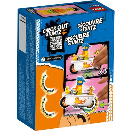 Lego 60333 City Stuntz - Fürdőkádas kaszkadőr motorkerékpár