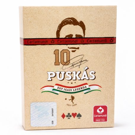 Cartamundi: Puskás - Egy igazi legenda- póker kártya 