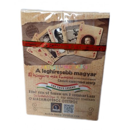 Cartamundi: Puskás - Egy igazi legenda- póker kártya 