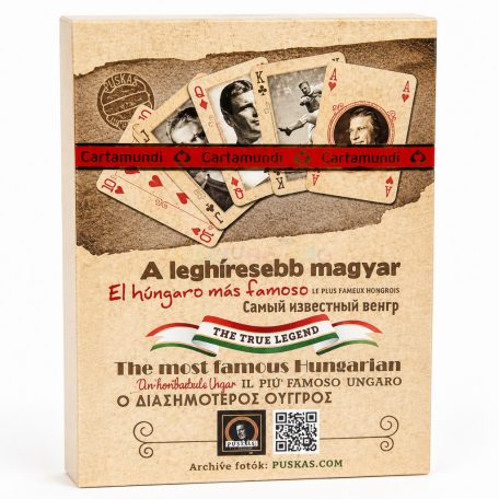 Cartamundi: Puskás - Egy igazi legenda- póker kártya 
