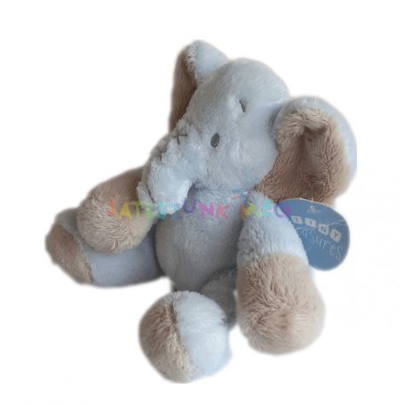 Tiny Treasures: Világoskék elefánt plüss