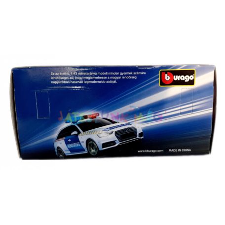 Bburago Audi Magyar Járőrkocsi 1:43