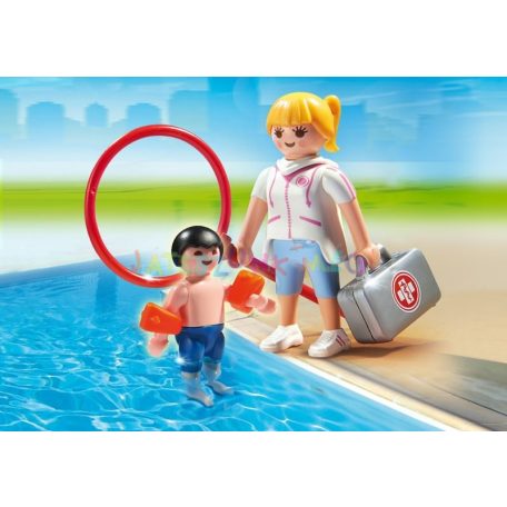Playmobil Summer Fun 6677 - Úszómester lány