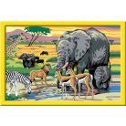 Ravensburger kreatív képfestő: Állatok Afrikában