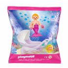 Playmobil figura: Sellő baba babakocsival
