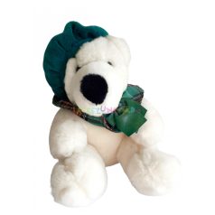 Nici plüss maci zöld sapkában