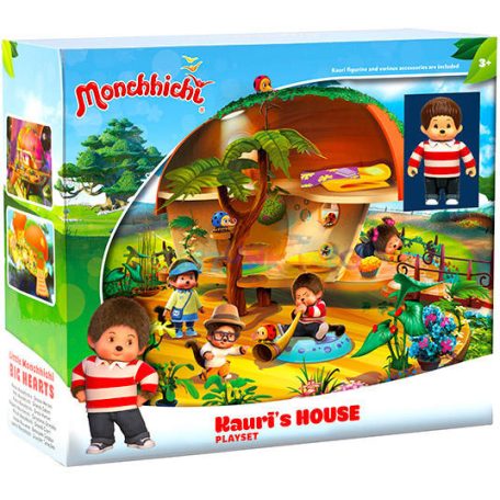 Monchhichi: Kauri háza játékszett figurával