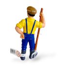 Bullyland: Farmer vasvillával (sárga ing) 62447