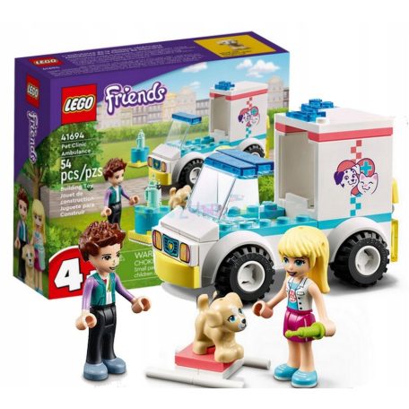 Lego Friends 41694: Kisállat mentőautó