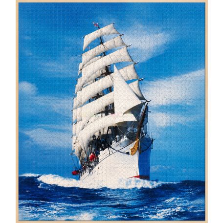 MB - Nagy vitorláshajó puzzle 1500db-os (3877)