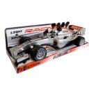Friction Racing Car - Versenyautó fénnyel és hanggal, szürke