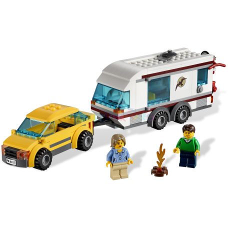 LEGO 4435 City : Autó és lakókocsi
