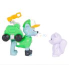 Mancs Őrjárat: Big Truck Hero Pup - Rocky figura