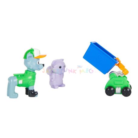 Mancs Őrjárat: Big Truck Hero Pup - Rocky figura