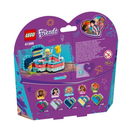 LEGO Friends 41386 : Stephanie nyári szív alakú doboza