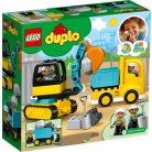 LEGO Duplo 10931: Teherautó és lánctalpas exkavátor