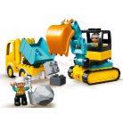 LEGO Duplo 10931: Teherautó és lánctalpas exkavátor