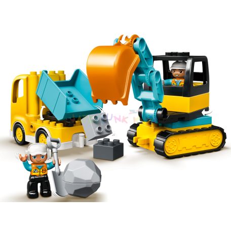 LEGO Duplo 10931: Teherautó és lánctalpas exkavátor