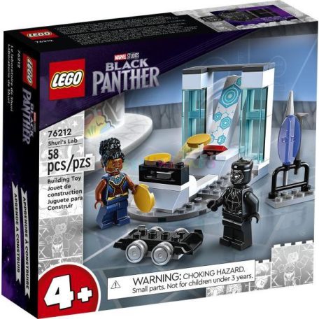 LEGO 76212 Marvel Fekete Párduc Mindörökké Wakanda - Shuri laborja