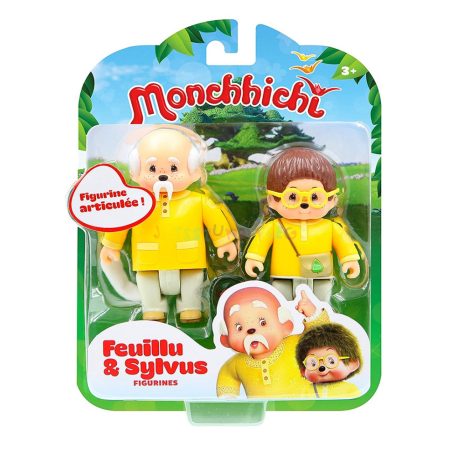 Monchhichi figura mini pack 2db-os: Leavfy és Sylvius