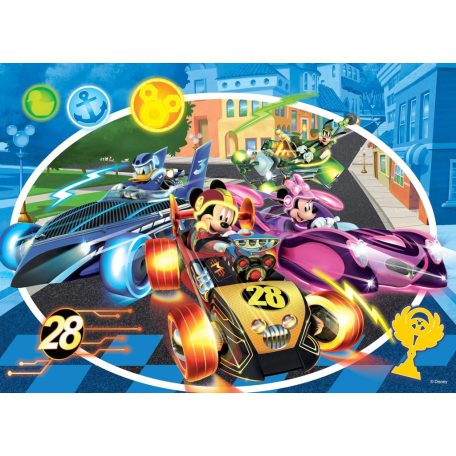Lisciani Disney Junior Mickey Mouse kétoldalas kirakó 24db-os