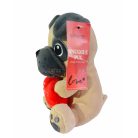 George: Snuggle Pug kutya plüss szívvel