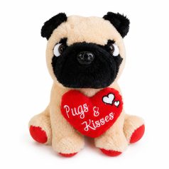 Huggables: Valentin napi kutya plüss figura 20cm