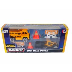   Teamsterz : Munkagépek - Dömper és homlokrakodó autó útjelzőkkel