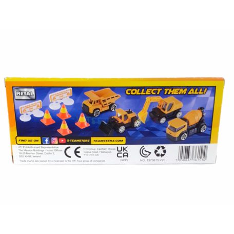 Teamsterz : Munkagépek - Dömper és homlokrakodó autó útjelzőkkel