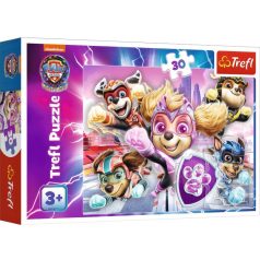   Trefl Mancs Őrjárat - Mighty Movie -  Szuperhős kutyik bevetésen puzzle 30db-os (18298)