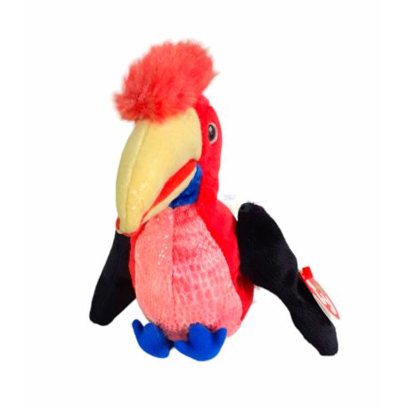 Ty Beanie Babies: Frills a szarvascsőrű madár plüss 17cm