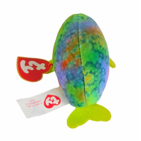 Ty Beanie boos mini: Nori a Narvál plüss (zöld uszony)