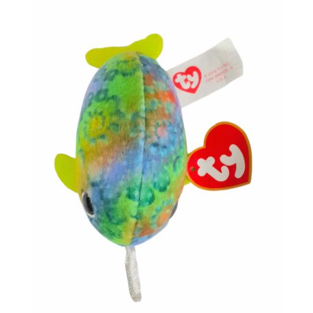 Ty Beanie boos mini: Nori a Narvál plüss (zöld uszony)