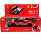 Burago: Ferrari 488 GTE AF Corse #51 2019 Bluetooth írányítású játék autó 1/41