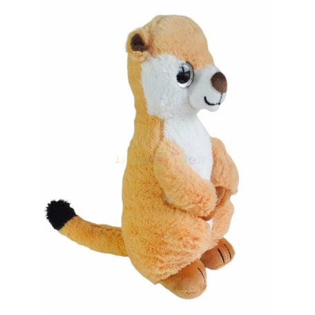 Egzotikus állatok: Szotyi a szurikáta plüss figura 26cm