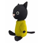 Jellycat Knitten Kitten Lime plüss cica 