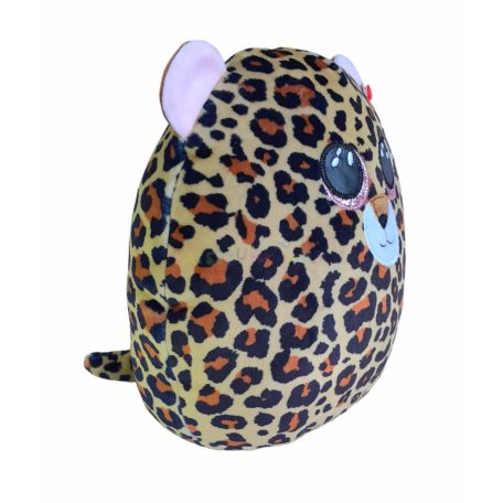 Ty Squish a boos : Livvie a leopárd párna alakú plüss 20cm
