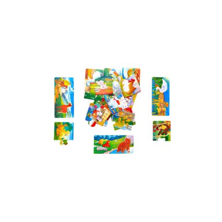 Ravensburger Logo Zoo állatok és kölykeik társasjáték (24360)
