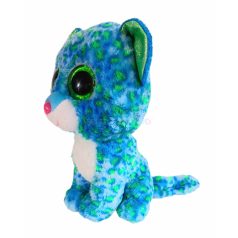 Ty Beanie Boos: Leona a kék Leopárd plüss 24cm