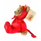 Russ Luv Pets: Devilish Teddy plüss maci ördög jelmezben 19cm