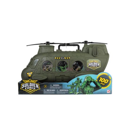 Chap Mei: Soldier Force Helikopter katonákkal kiegészítőkkel 100db-os