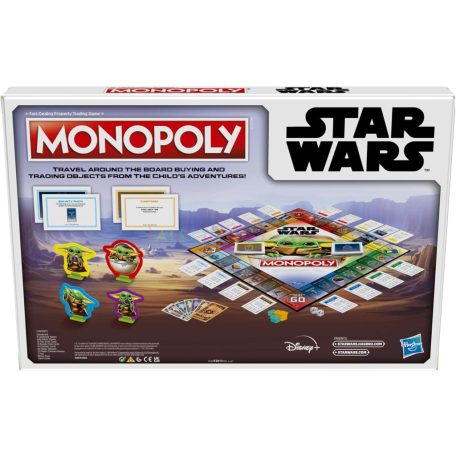 Hasbro Monopoly: Star Wars - The Mandalorian társasjáték (F2013)