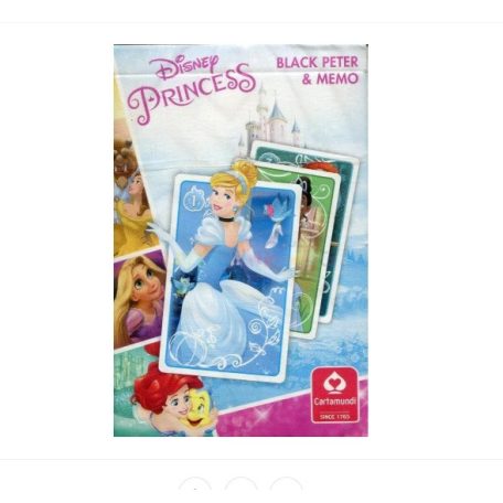 Cartamundi: Disney Hercegnők Fekete Péter és memória kártya