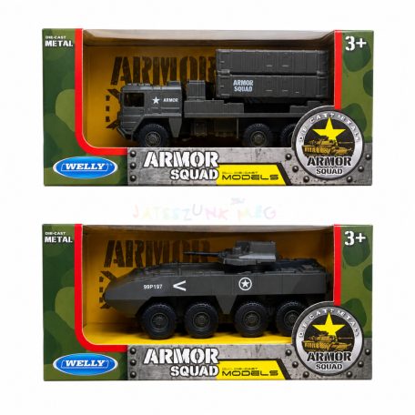 Welly Armor Squad harci járművek 1:34